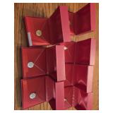 7 Necklaces 18kt gold plate over sterling silver