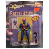 Vtg NOS X-Changers Battlehawks Iron Wolf action