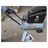 McGraw air compressor 8 gallon 150 PSI, turns on