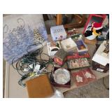 Christmas decor, Boyds bear figurine, Waterford