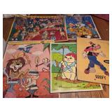 Vtg kids puzzles
