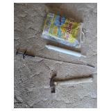 Tow Rope, McKaig Hatch hammer, grabbers, door