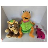 Collectable plush toys Terry Fator, Flintstones