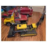 Vtg Nylint & Tonka metal toy trucks - fire