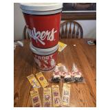 Husker items - soap dispensers, key toppers,