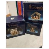 3 Fontanini nativity scenes. All like new in