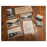 Central City, NE postcards, alum cow & lead