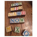 Vtg wood blocks