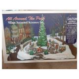 Department 56 skating pond and accessories