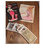 Girly nudie playing cards & risquï¿½ birthday cards