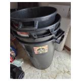 Trash can barrels