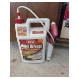 Almost full bottle of home defense