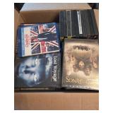 Box of DVD movies