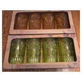 8 new Bali Hai acrylic drinking water glasses