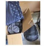 3 air mattresses one with a built in pump,
