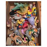 Plastic cartoon toys