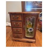 Jewelry box cabinet