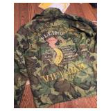 Vietnam war veteran embroidered coat jacket