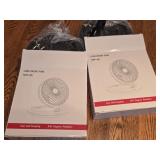 2 new USB desk fans