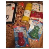 New items, socks, towel, washcloths, rice Kristie