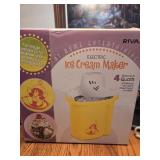 Electric ice cream maker - used in box