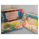 Vintage board games , Milton Bradley, warren