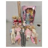 Barbies and more dolls