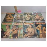 Dell Tarzan #22, 27, 39, 41, 46, 47, 51, 54 comic