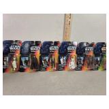 NIB Ben Kenobi, Jedi Luke, Han, Princess Leia,