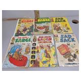 Harvey Sad Sack comic books