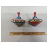 2 Metal Spining Tops