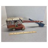 Wyandotte Toys Metal Construction Co Crane Tin