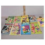 9 Gold Key Porky Pig comic books
