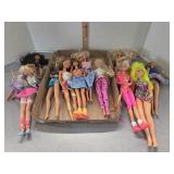 Various Barbie Dolls