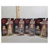 4 Battle and Destryer Droids Star Wars action