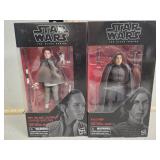 Kylo Ren and Rey Star Wars, black series action