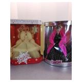 NIB Happy Holidays Barbie Dolls 1989 & 1998