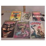 Creepy magazine #96, 98, 104, 105, 106, 110,