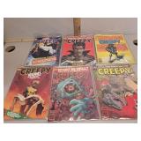 Creepy magazine, #104, 111, 112, 113, 114, 115,