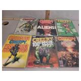 Creepy magazine, #93, 96, 98, 99, 100, 104, comic