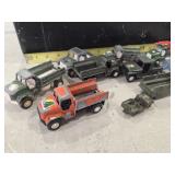 Tootsie, midgetoy, diecast millitary cars