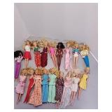 Barbie Dolls with outfits