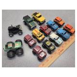 Vintage Stomper 4x4 4wd truck toys + 2 extra