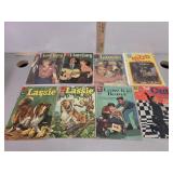 Dell TV comic books Lassie, I love Lucy, Leave i