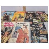 Dell medieval comics Robin Hood, Ivanhoe,