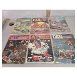 CARtoons magazine #32, 33, 34, 36, 38, 39, comic