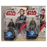 NIB General Leia Organa & Rey Star Wars action