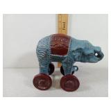 Cast Iron Jumbo Circus Elephant Pull Toy