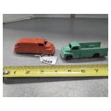 *2 Tootsie Metal Trucks