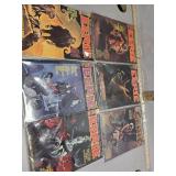 Eerie #55, 56, 57, 58, 60, 62 comic books